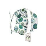 GTCP Zinnia Stretch Unisex Scrub Caps - Print: Circle Dot Medallions Blue