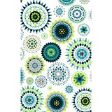 GTCP Zinnia Stretch Unisex Scrub Caps - Print: Circle Dot Medallions Blue