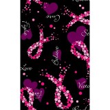 GTCP Zinnia Stretch Scrub Caps - Impression: Hope and Love Ribbon