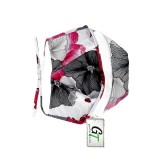 GTCP Zinnia Stretch Unisex Scrub Caps - Print: Lined Floral Pink