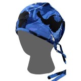 GTCP Zinnia Stretch Scrub Caps - Impression: Watercolor Burst