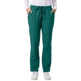2200 Greentown 4 Flex Modern Waist Straight Leg Cargo Scrub Pants