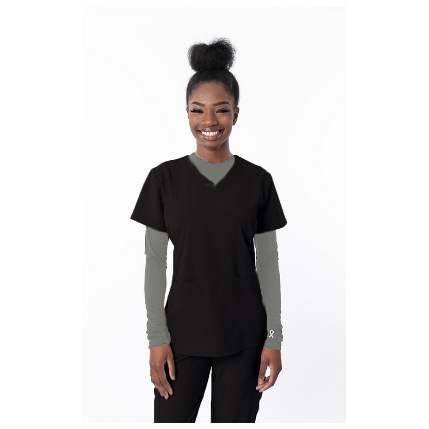 1203 Crossover 4Flex Stretch Top by Greentown