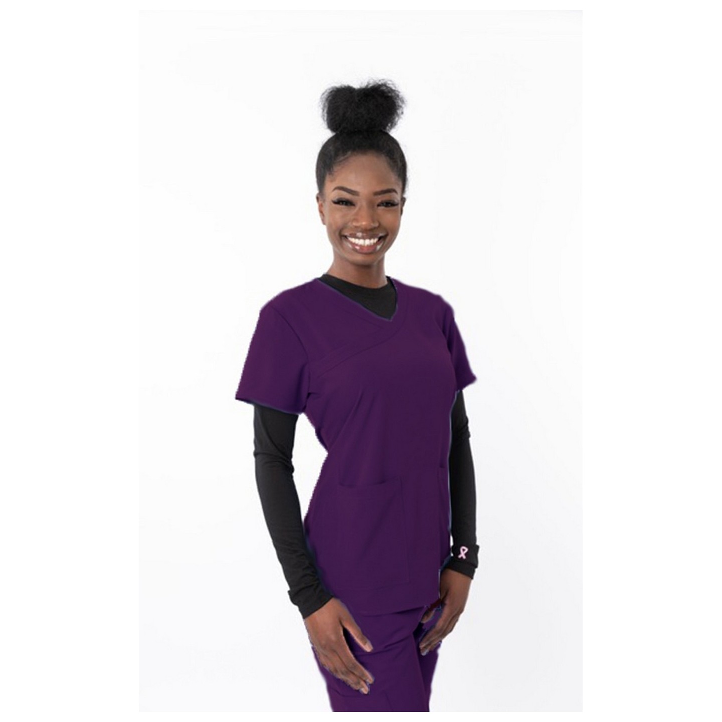 1203 Crossover 4Flex Stretch Top by Greentown