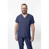1202 4Flex Unisex V-Neck Scrub Top by Greentown (Men's View)