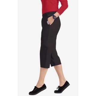 314P MOBB Flip Flap Capri Pant - Black
