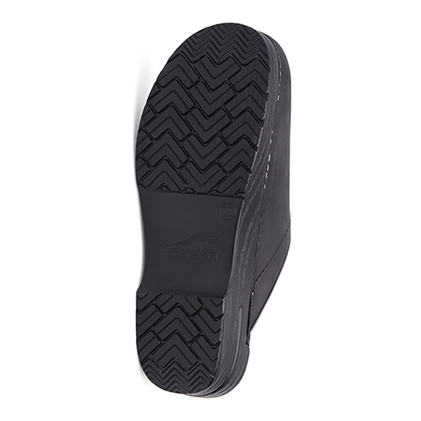 Sonja Black Oiled Open-back Clog by Dansko