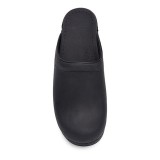 Sonja Black Oiled Open-back Clog by Dansko