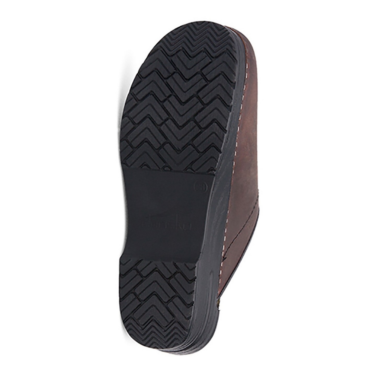 Sonja Sonja Antique Brown/Black Sole Open-back Clog par Dansko