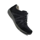 Henriette Black/Black Suede by Dansko - Natural Arch Technology & Stain-protected Leather Uppers