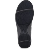 Henriette Black/Black Suede by Dansko - Natural Arch Technology & Stain-protected Leather Uppers