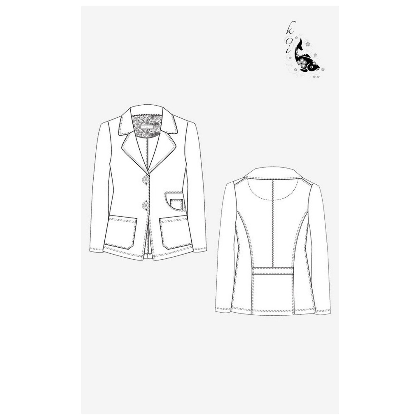 425 Coat Macìe Lab par koi