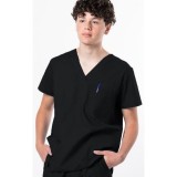 1000 Greentown Unisex Classix Three Pocket Scrub Top (Men's View)