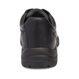 Men's Walker Lace-Up in Black Smooth Leather