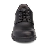 Men's Walker Lace-Up in Black Smooth Leather