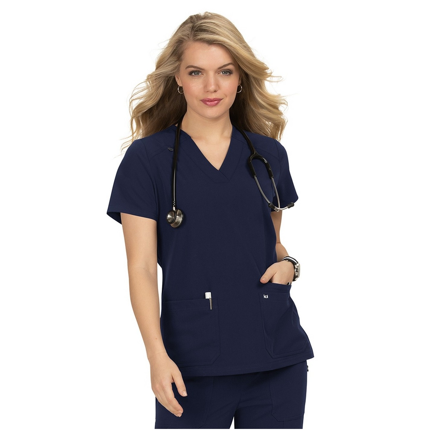 1019 koi Next Gen Hustle and Heart 3 Pocket Scrub Top