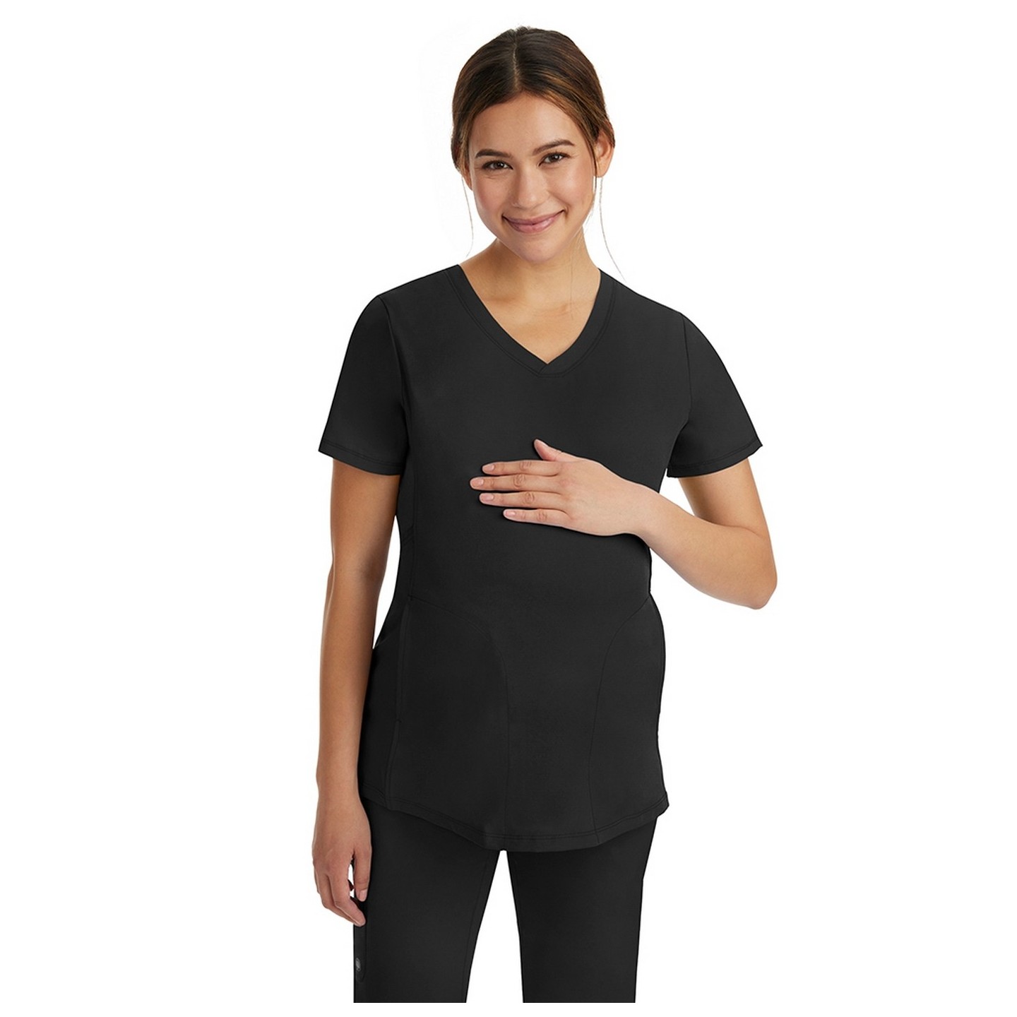 2510 Healing Hands Mila Comfort V-Neck Maternity Top