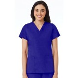 1716 RED PANDA - V-Neck Two Pocket Top