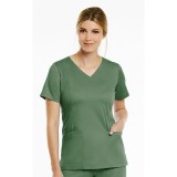3501 Matrix Both Side V-Neck Top - Maevn
