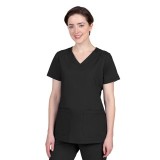 2320 Healing Hands Purple Label Jill Curved V-Neck Top