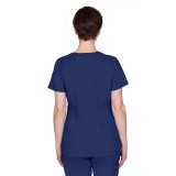 2320 Healing Hands Purple Label Jill Curved V-Neck Top