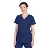 2320 Healing Hands Purple Label Jill Curved V-Neck Top