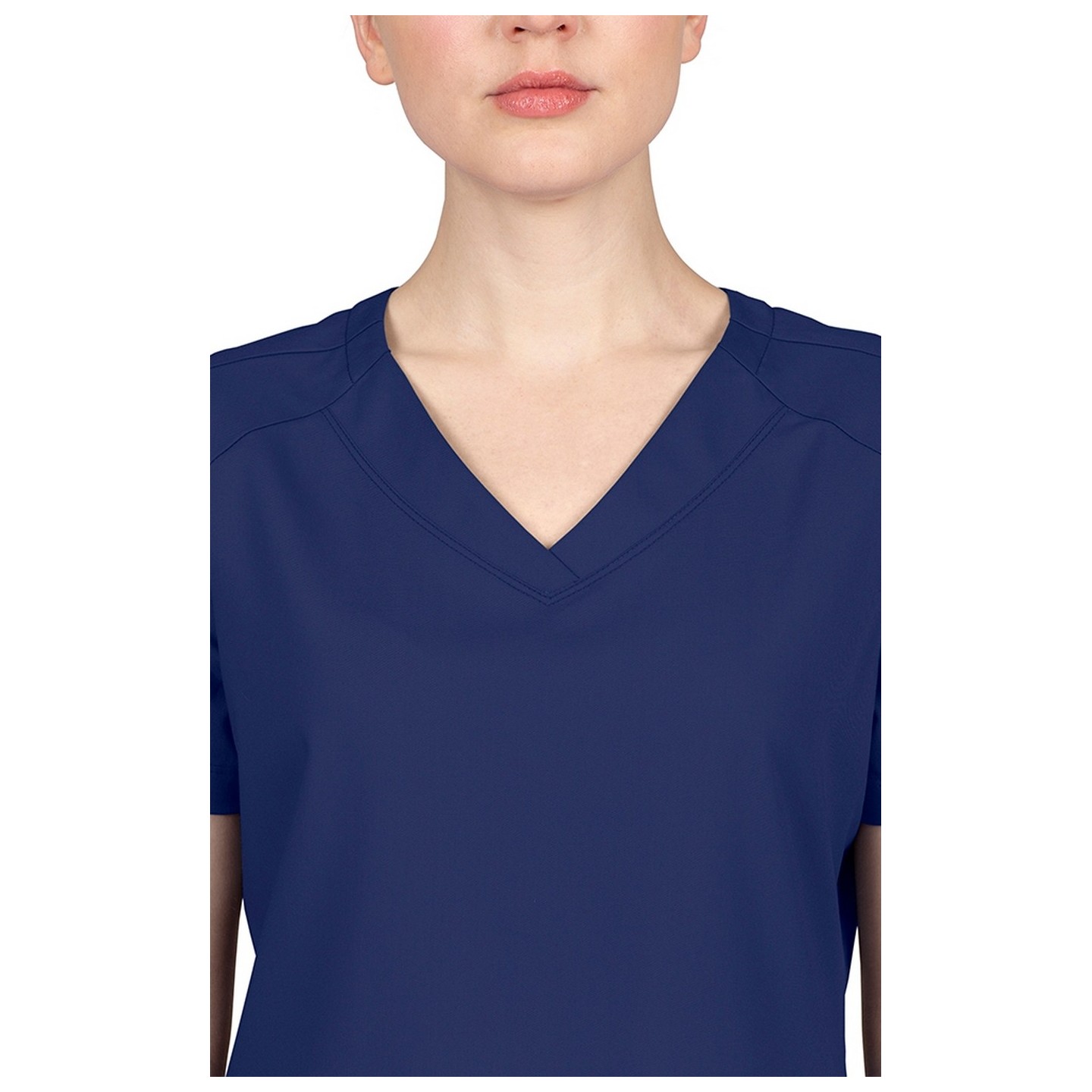 2320 Healing Hands Purple Label Jill Curved V-Neck Top