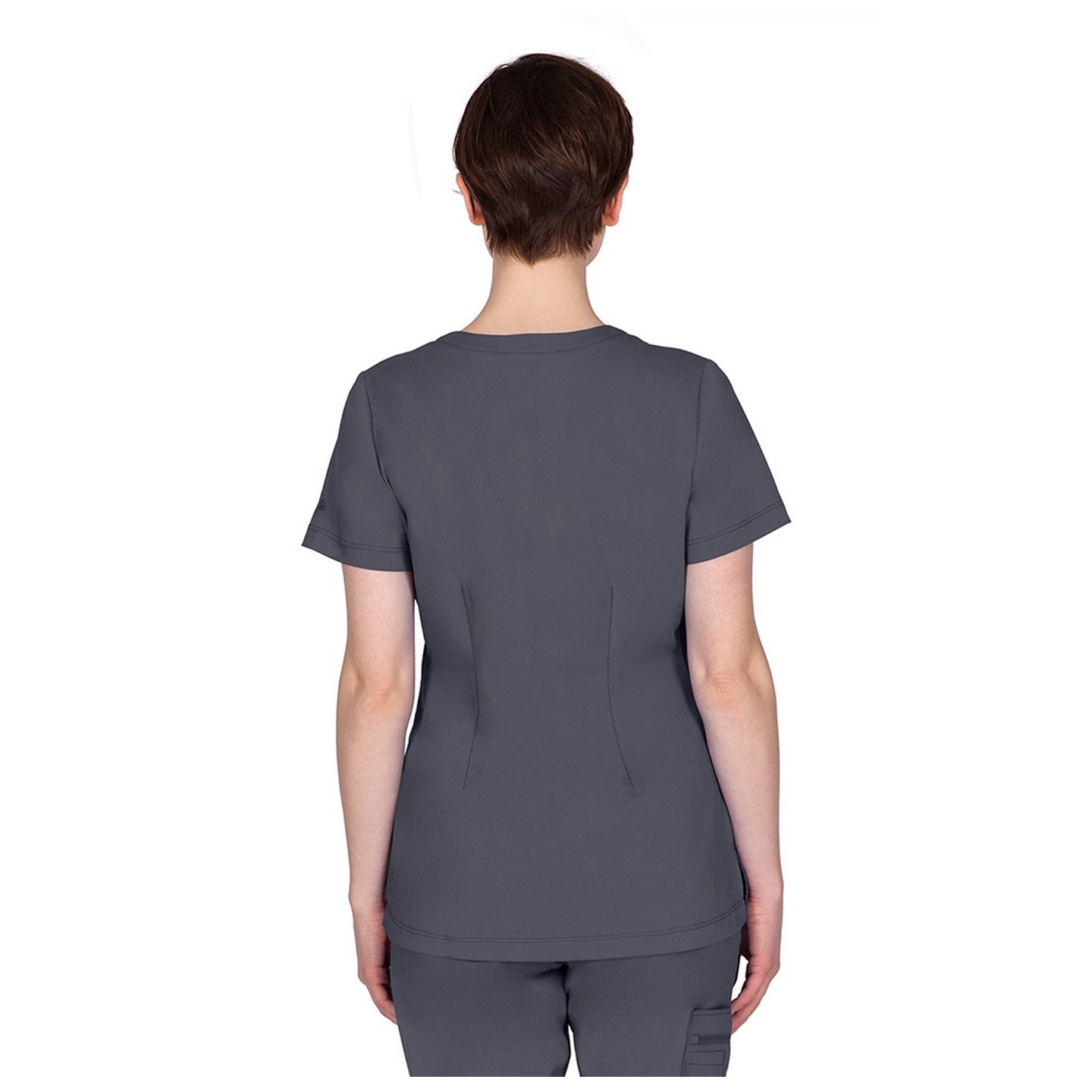 2320 Healing Hands Purple Label Jill Curved V-Neck Top