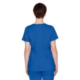 2320 Healing Hands Purple Label Jill Curved V-Neck Top