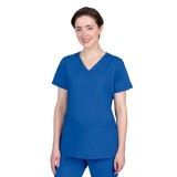 2320 Healing Hands Purple Label Jill Curved V-Neck Top