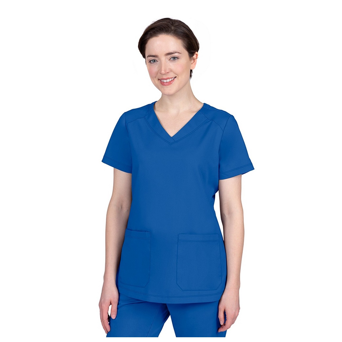 2320 Healing Hands Purple Label Jill Curved V-Neck Top