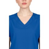 2320 Healing Hands Purple Label Jill Curved V-Neck Top