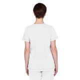 2320 Healing Hands Purple Label Jill Curved V-Neck Top