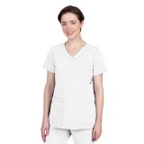 2320 Healing Hands Purple Label Jill Curved V-Neck Top