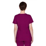 2320 Healing Hands Purple Label Jill Curved V-Neck Top