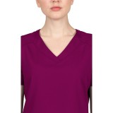 2320 Healing Hands Purple Label Jill Curved V-Neck Top