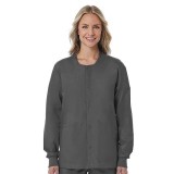 8716 Red Panda Veste Snap à Col Rond Unisex ( Vue de Femme)