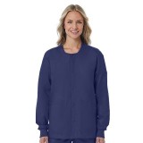 8716 Red Panda Veste Snap à Col Rond Unisex ( Vue de Femme)