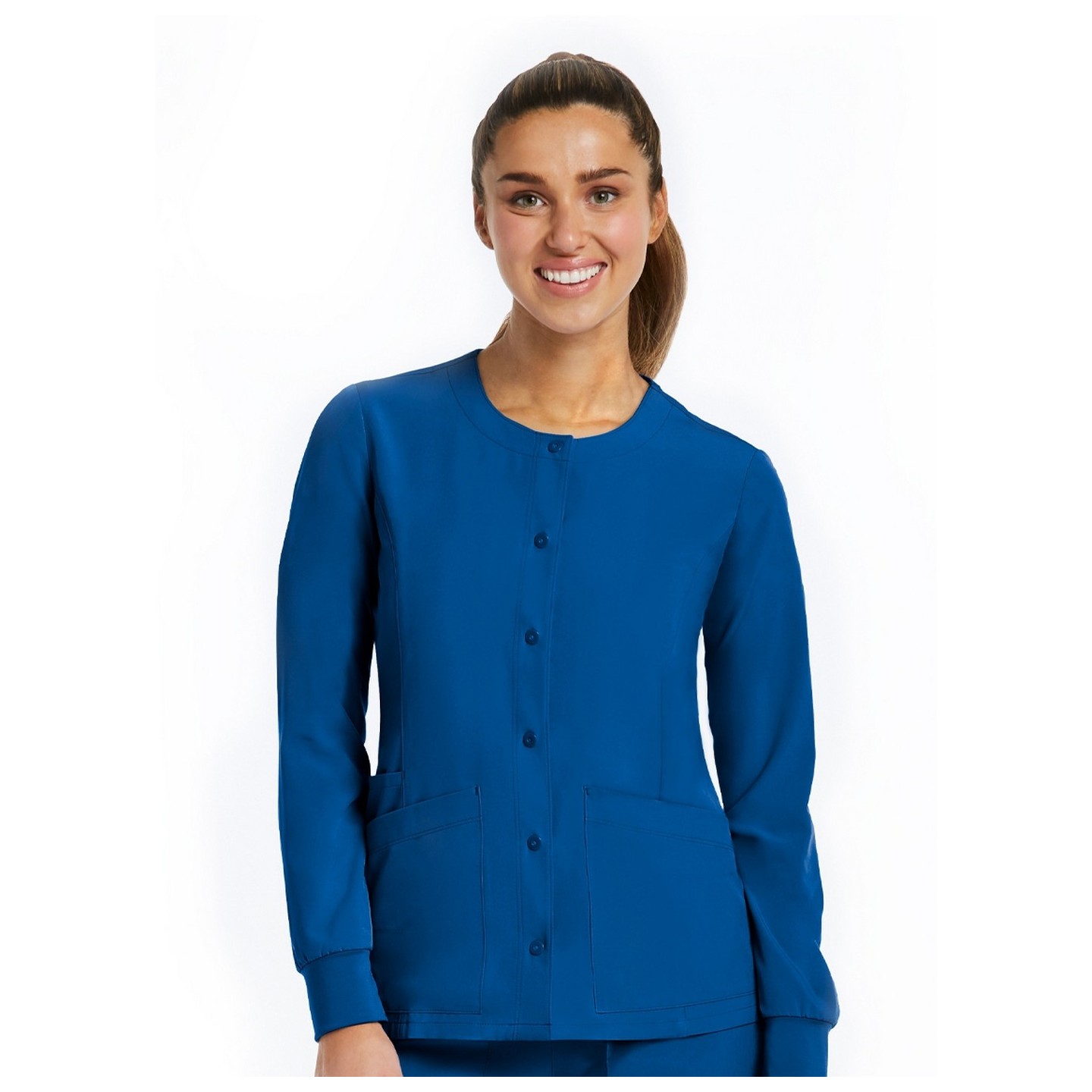 7510 [Matrix Impulse] Veste à Col Rond pour Femme
