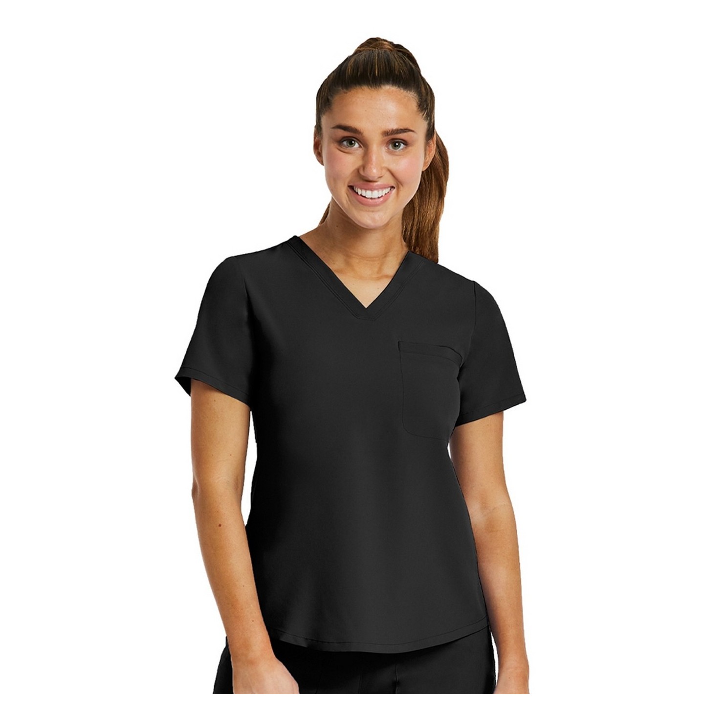 4530 [Matrix Impulse] Women's V-Neck Tuck In Top
