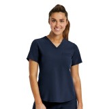 4530 [Matrix Impulse] Women's V-Neck Tuck In Top
