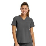 4530 [Matrix Impulse] Women's V-Neck Tuck In Top