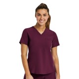 4530 [Matrix Impulse] Women's V-Neck Tuck In Top