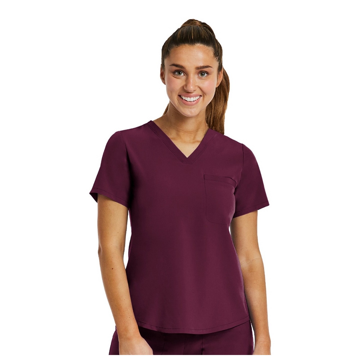 4530 [Matrix Impulse] Women's V-Neck Tuck In Top