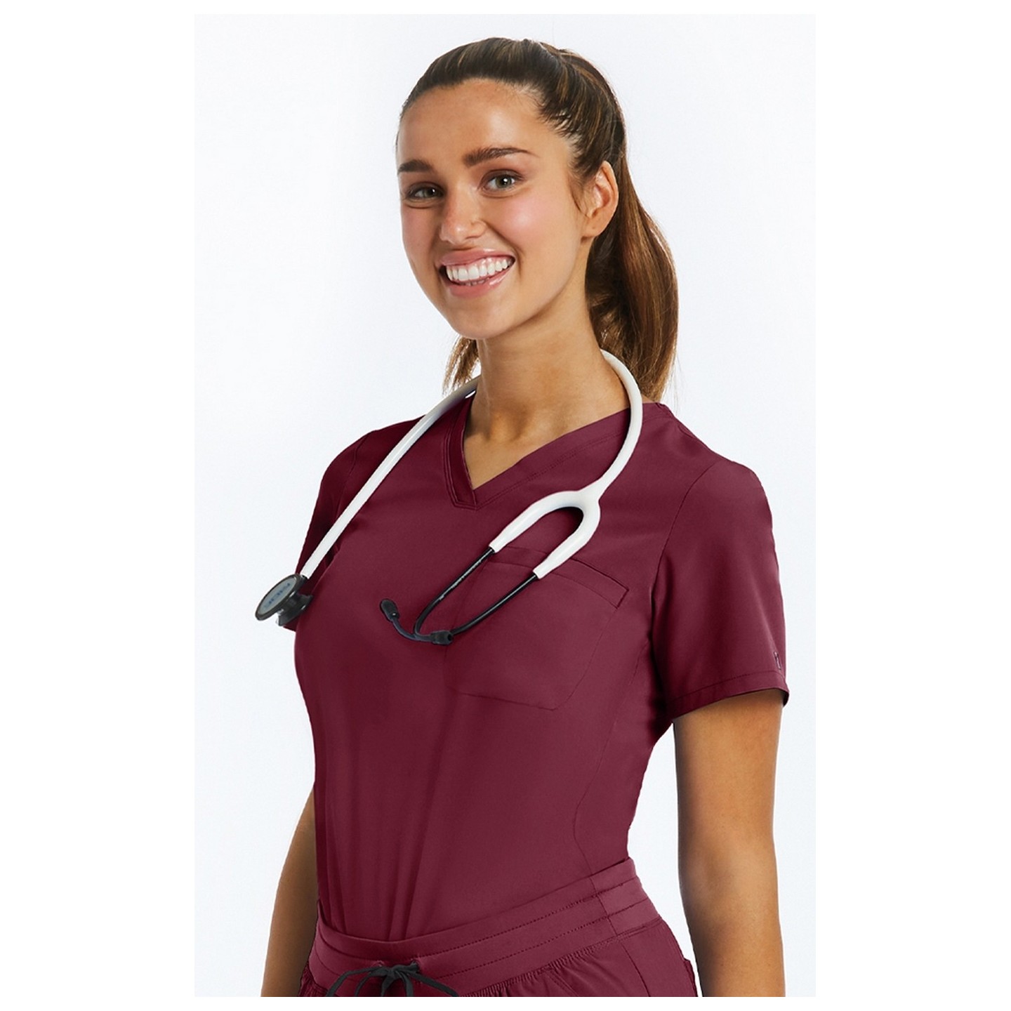 4530 [Matrix Impulse] Women's V-Neck Tuck In Top