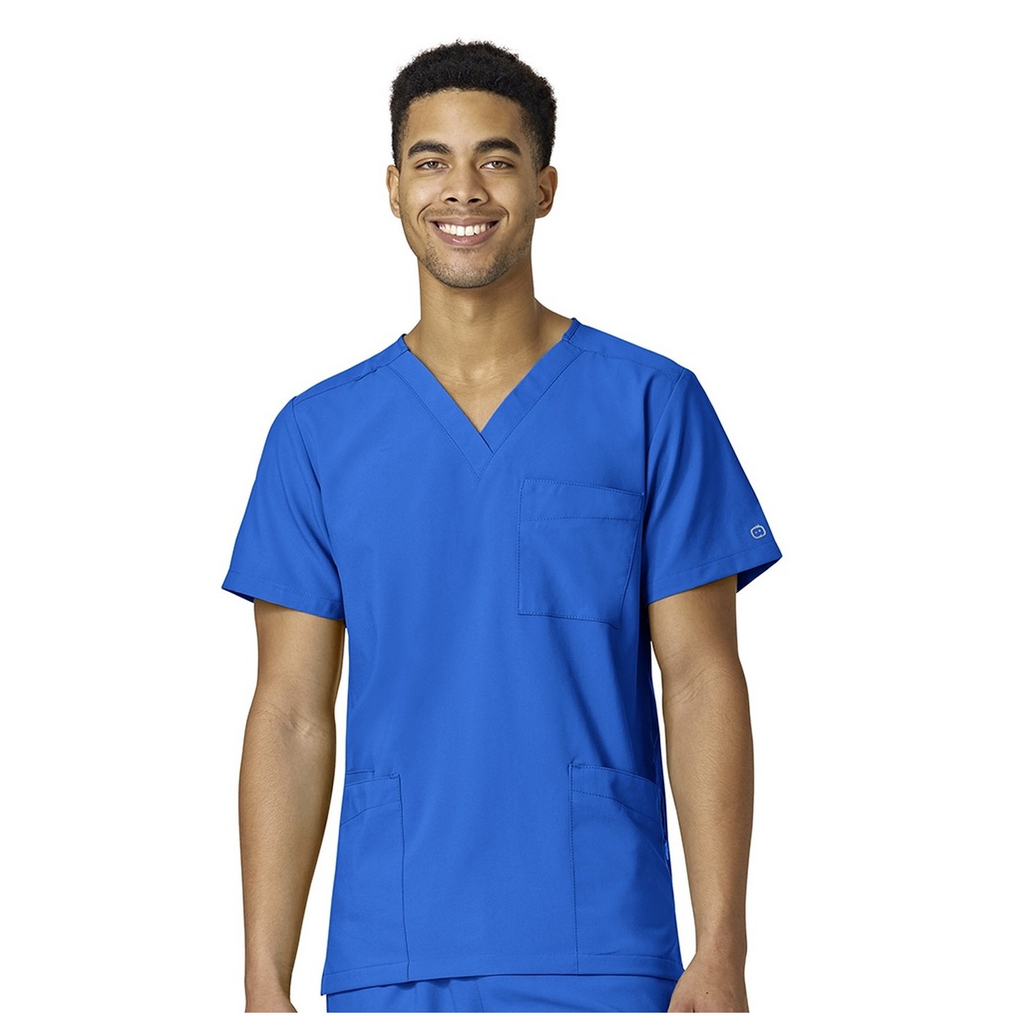 6855 W123 by WonderWink Unisex 4-Pocket Utility Top (Men's View)