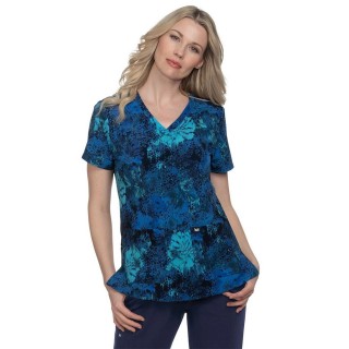 1029PR koi Next Gen Early Energy Top - Ikat Floral Rose
