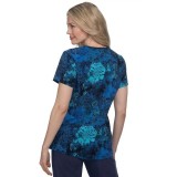 1029PR koi Next Gen Early Energy Top - Ikat Floral Rose