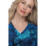 1029PR koi Next Gen Early Energy Top - Ikat Floral Rose