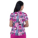 384PR koi Basics Leslie Print Top- Bandana